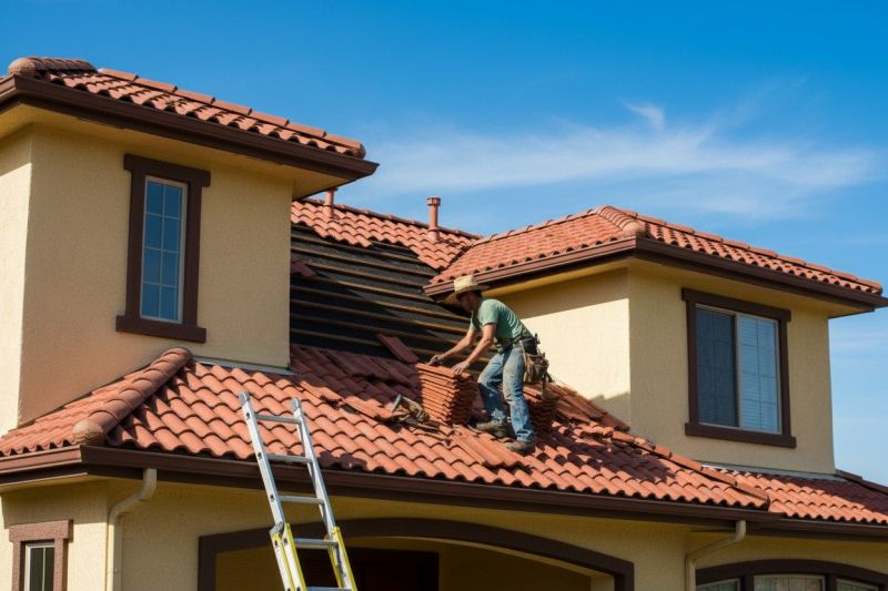 Tile Roof Repair detail